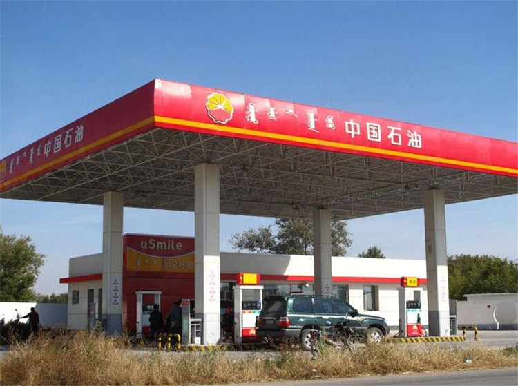 宜春加油站钢结构网架案例1